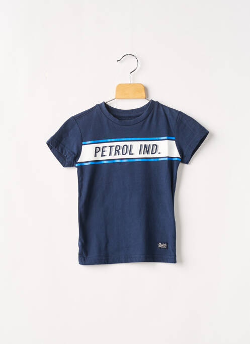 T-shirt bleu PETROL INDUSTRIES pour garçon