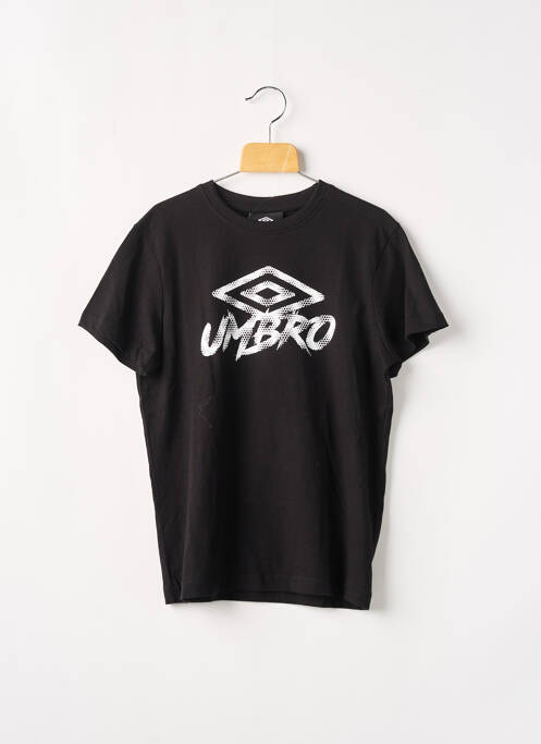 T-shirt noir UMBRO pour garçon