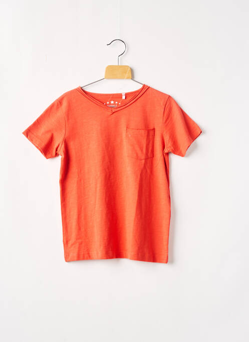 T-shirt orange NAME IT pour garçon