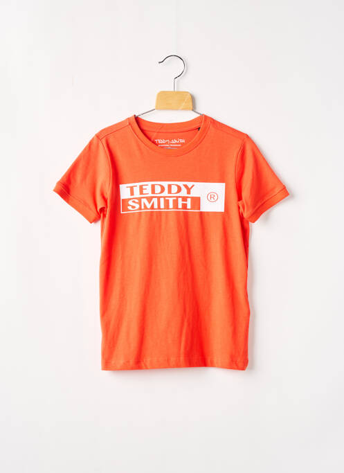 T-shirt orange TEDDY SMITH pour garçon