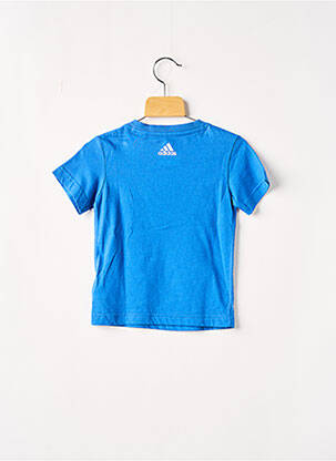 T-shirt stretch manches courtes bleu ADIDAS enfant