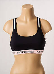 Soutien-gorge sans armature brassieres noir HAPPY & SO femme