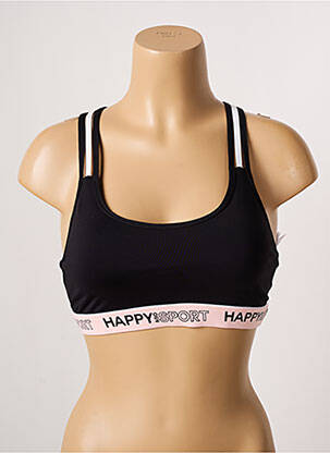 Soutien-gorge sans armature brassieres noir HAPPY & SO femme