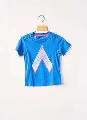 T-shirt bleu ADIDAS pour enfant seconde vue
