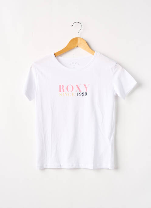 T-shirt blanc ROXY pour fille