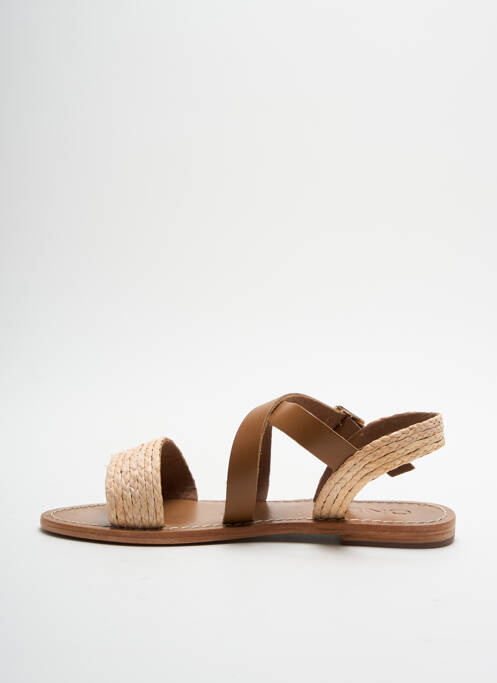 Sandales/Nu pieds marron ONLY femme
