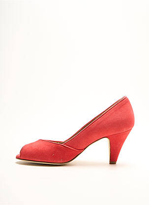 Escarpins nubuck talon de 4 à 6cm rose NEW LOVERS femme