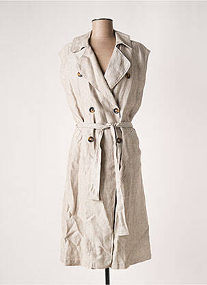 Robe mi-longue sans manche sans manche gris DIEGA femme
