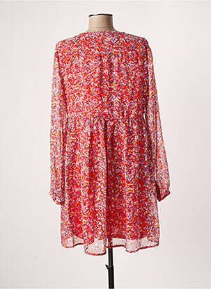 Robe courte manches longues manches longues rouge ONLY femme