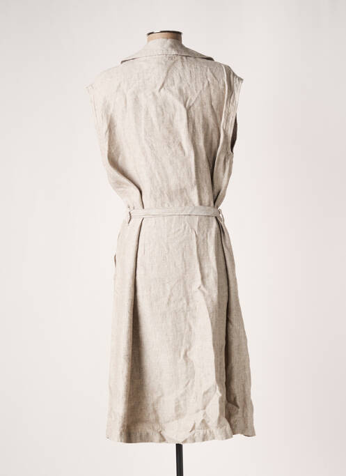 Robe mi-longue gris DIEGA pour femme