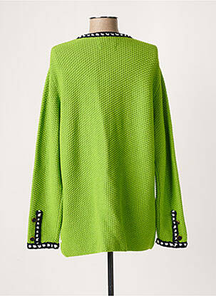 Gilet manches longues col rond vert ESSENTIEL ANTWERP femme