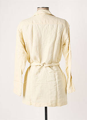 Veste casual col tailleur beige DIEGA femme