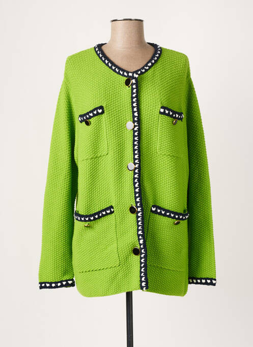 Gilet manches longues stretch vert ESSENTIEL ANTWERP femme