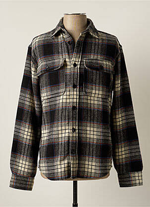 Veste casual fermeture boutonnée sur le devant noir SELECTED homme