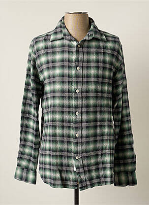 Chemise manches longues manches longues vert SELECTED homme