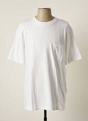 T-shirt blanc SELECTED pour homme seconde vue