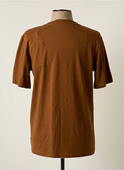 T-shirt marron JACK & JONES pour homme seconde vue