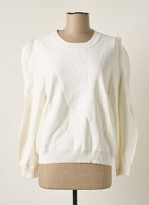 Pull resserrée sur le bas manches longues blanc ESSENTIEL ANTWERP femme