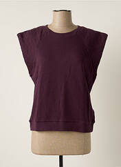 Sweat-shirt violet BA&SH pour femme seconde vue