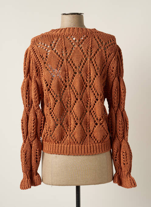 Gilet manches longues orange BA&SH pour femme