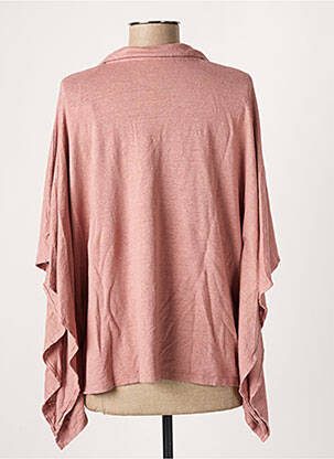 Top stretch manches courtes rose MAJESTIC FILATURES femme