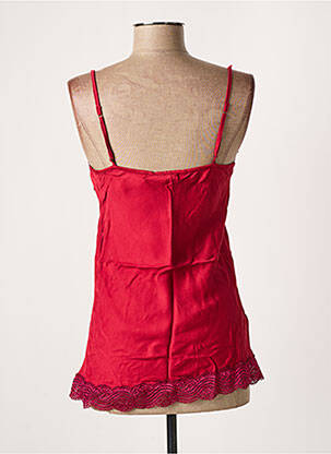 Top/caraco tissage jersey rouge GENESIS femme