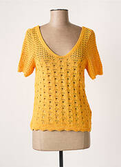 Pull jaune ONLY pour femme seconde vue