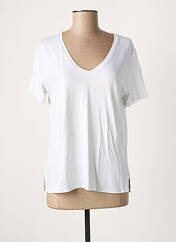 T-shirt blanc MAJESTIC FILATURES pour femme seconde vue
