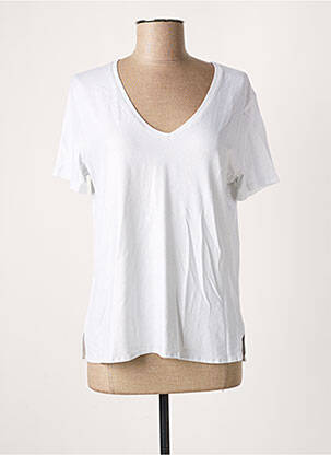 T-shirt blanc MAJESTIC FILATURES pour femme