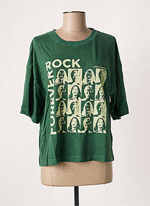 T-shirt vert LEON & HARPER pour femme