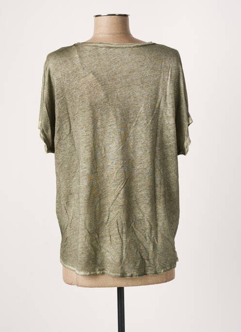 Top vert MAJESTIC FILATURES pour femme