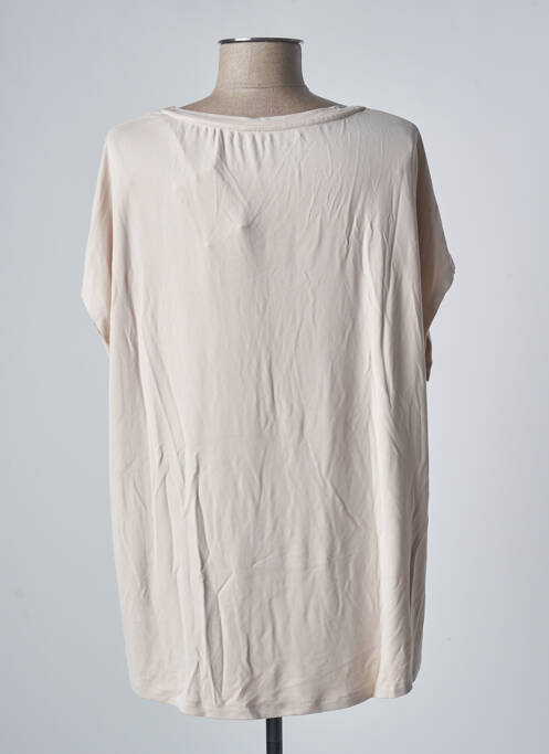 Top beige MAJESTIC FILATURES pour femme
