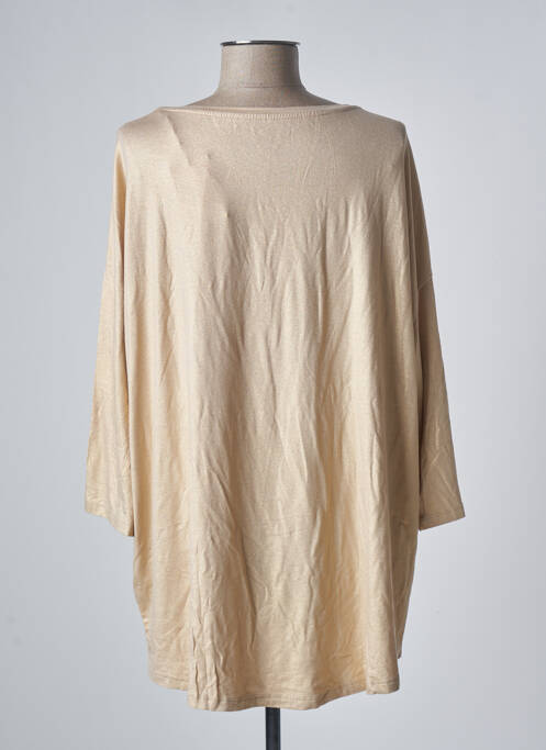 Top beige MAJESTIC FILATURES pour femme