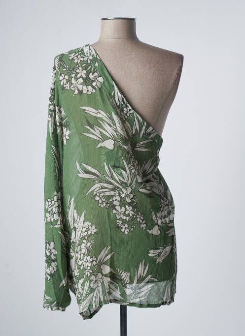 Tunique manches longues vert DIEGA pour femme