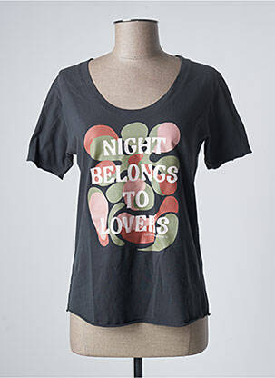 T-shirt gris LEON & HARPER pour femme