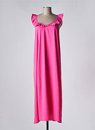 Robe longue rose ONLY pour femme