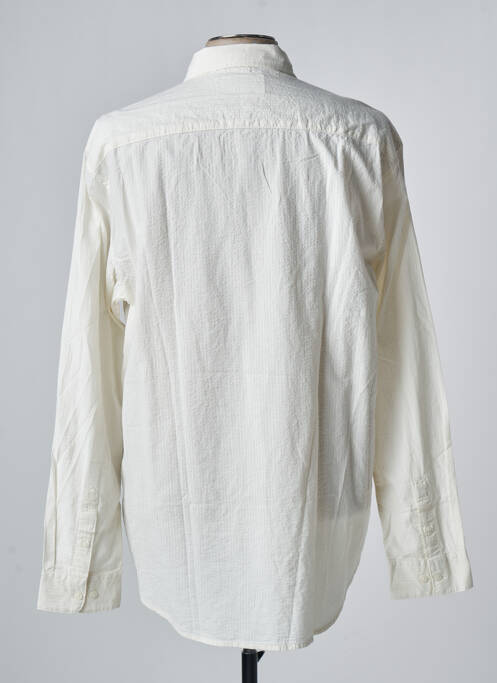 Chemise manches longues beige SELECTED pour homme