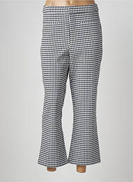 Pantalon 7/8 fermeture zippée sous rabat avec crochet taille normale noir ONLY femme