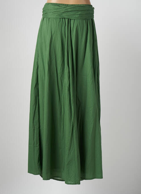 Jupe longue vert DIEGA pour femme