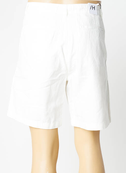 Bermuda blanc SELECTED pour homme