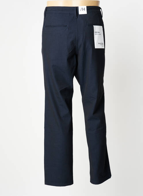 Pantalon chino bleu SELECTED pour homme