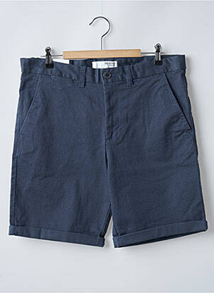 Short fermeture zippée sous rabat boutonné taille normale bleu SELECTED homme