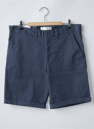 Short fermeture zippée sous rabat boutonné taille normale bleu SELECTED homme