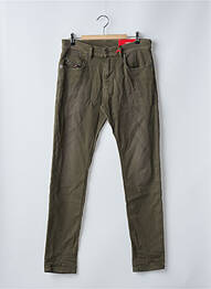 Pantalon slim stretch taille normale vert DIESEL homme