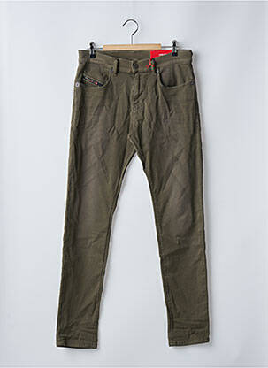 Pantalon slim stretch taille normale vert DIESEL homme