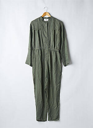 Combi-pantalon coupe cintrée manches longues vert BA&SH femme