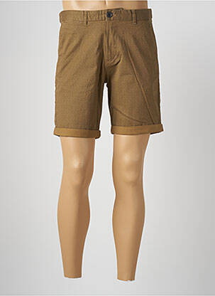 Bermuda stretch taille normale beige SELECTED homme