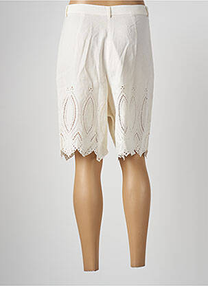 Bermuda taille haute taille haute beige SESSUN femme