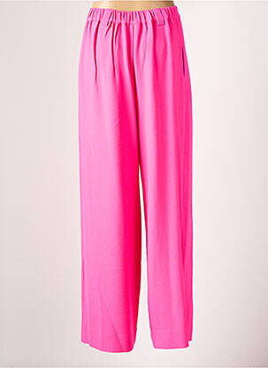 Pantalon large tissage crêpe taille normale rose ESSENTIEL ANTWERP femme
