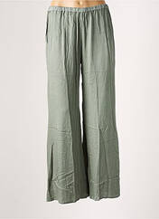 Pantalon large vert GENESIS pour femme seconde vue